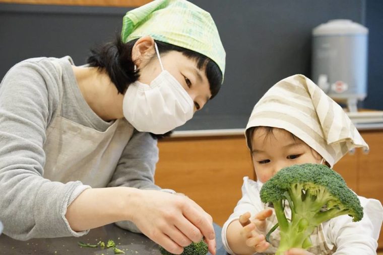 鹿児島天文館そらのまちほいくえんでの食育活動