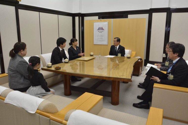 鹿児島市長表敬訪問